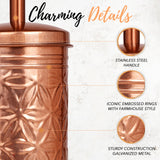 Autumn Alley Toilet Bowl Brush and Holder Copper Bathroom Accessories, Bathroom Toilet Brush for Modern Farmhouse Bathroom Decor, Standing Toilet Bowl