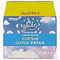 Glade Automatic Spray Refill, Air Freshener for Home and Bathroom, Cotton Cloud Dream, 6.2 Oz, 2 Count