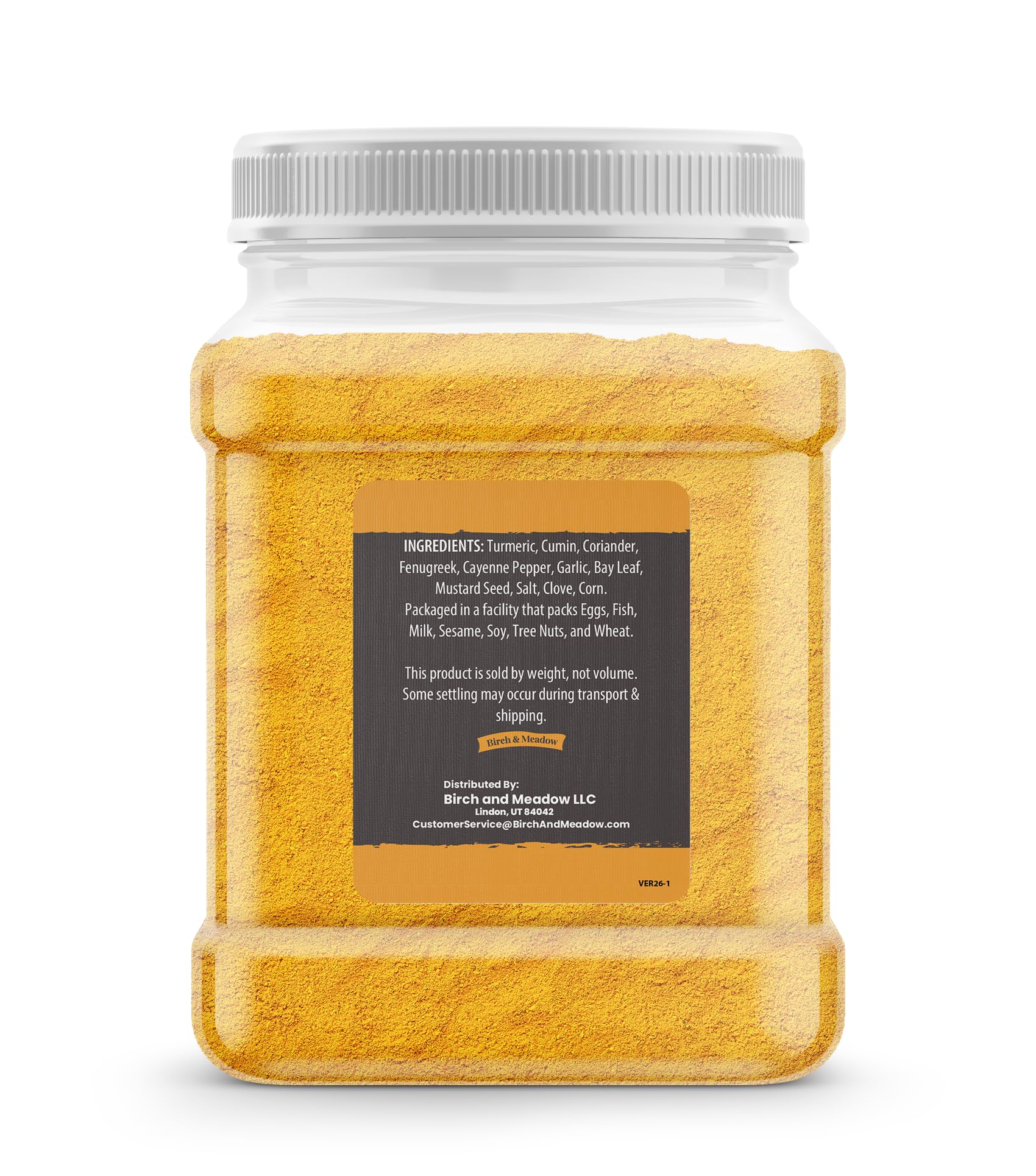 Birch & Meadow 2 lb of Curry Powder, Stews & Soups, Authentic Flavor