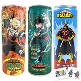 My Hero Academia Energy Drinks (3 Pack) Plus Ultra (All Might) , One For All (Deku), Ignite (Bakugo) with 2 Gosutoys Stickers