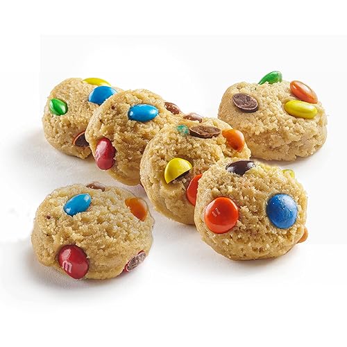 David's Cookies Preformed Frozen Cookie Dough - Candy, Ready-to-Bake Cookies, 80 Count