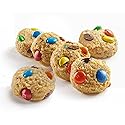David's Cookies Preformed Frozen Cookie Dough - Candy, Ready-to-Bake Cookies, 80 Count