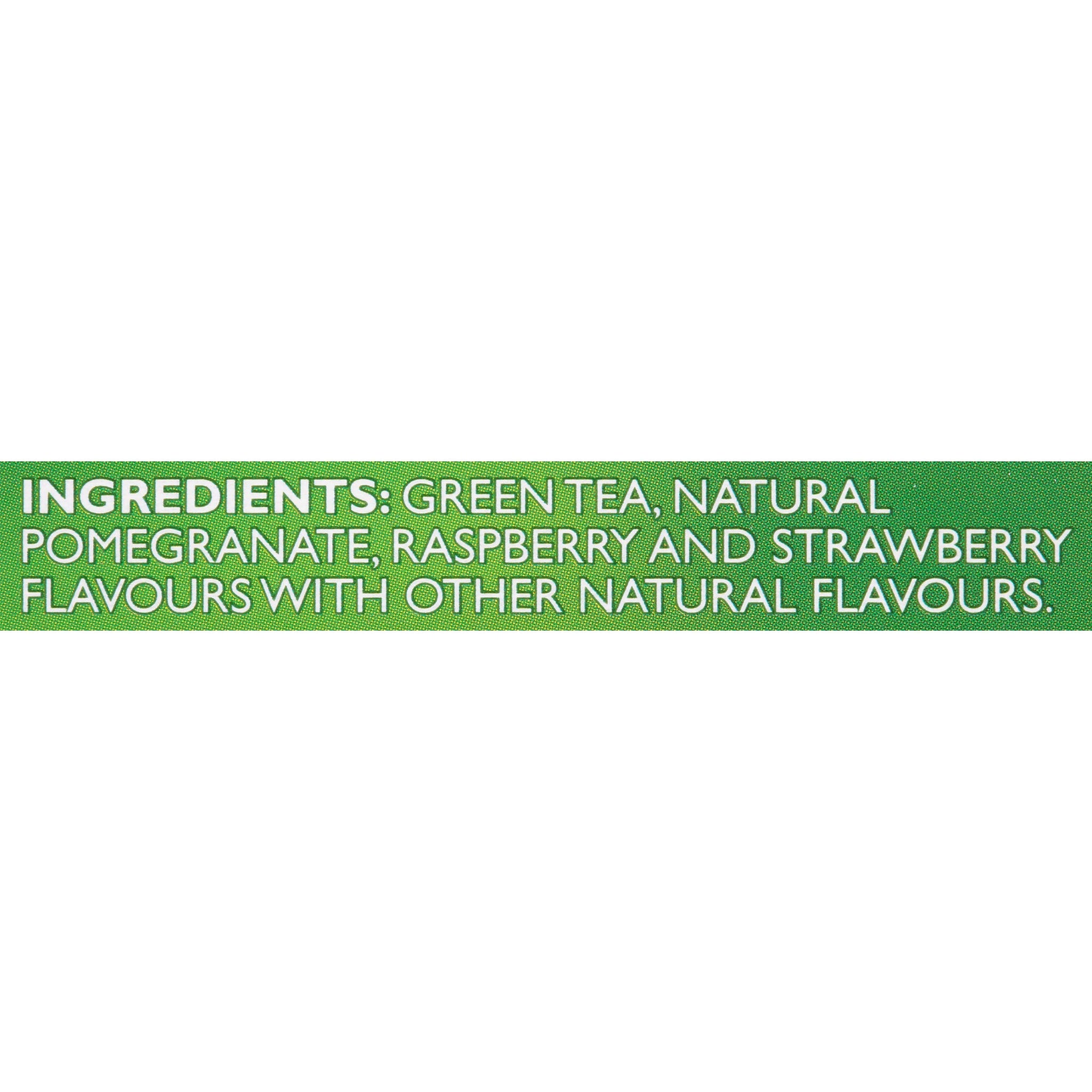 Twinings of London Green Tea Bags, Pomegranate, Raspberry and Strawberry, 20 Count