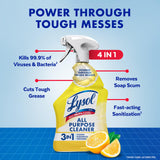 Lysol All Purpose Cleaner Spray, Multi-Purpose Disinfecting Spray, Kitchen & Bathroom Cleaner, Lemon Breeze Scent, 32 Fl Oz (Pack of 2)