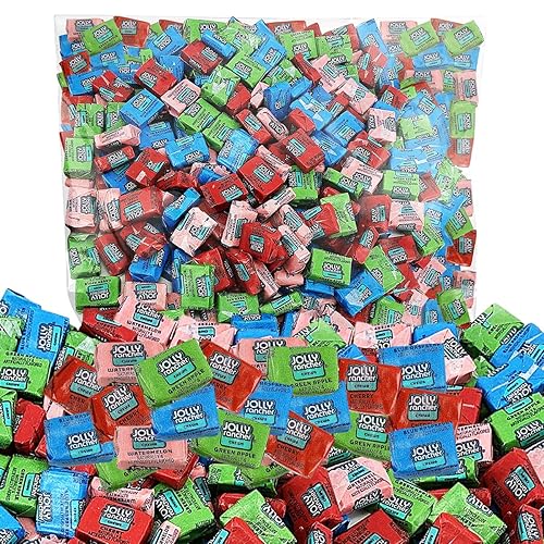 JollyRancher Fruit Chews - Delicious Original Flavors Bulk Easter Candy JollyRancher Chew for Parties, Hard Candy Individually Wrapped - Colorful