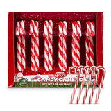 Christmas Candy Canes 12 Pack - Classic Red & White Peppermint Cane Sticks Individually Wrapped - Bulk Christmas Candy for Holiday Treats