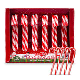 Christmas Candy Canes 12 Pack - Classic Red & White Peppermint Cane Sticks Individually Wrapped - Bulk Christmas Candy for Holiday Treats