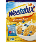 Weetabix Biscuits Whole Grain Cereal, Good Source of Fiber, Low in Fat, Heart Healthy, Vegan, Breakfast or Snack, 14 oz
