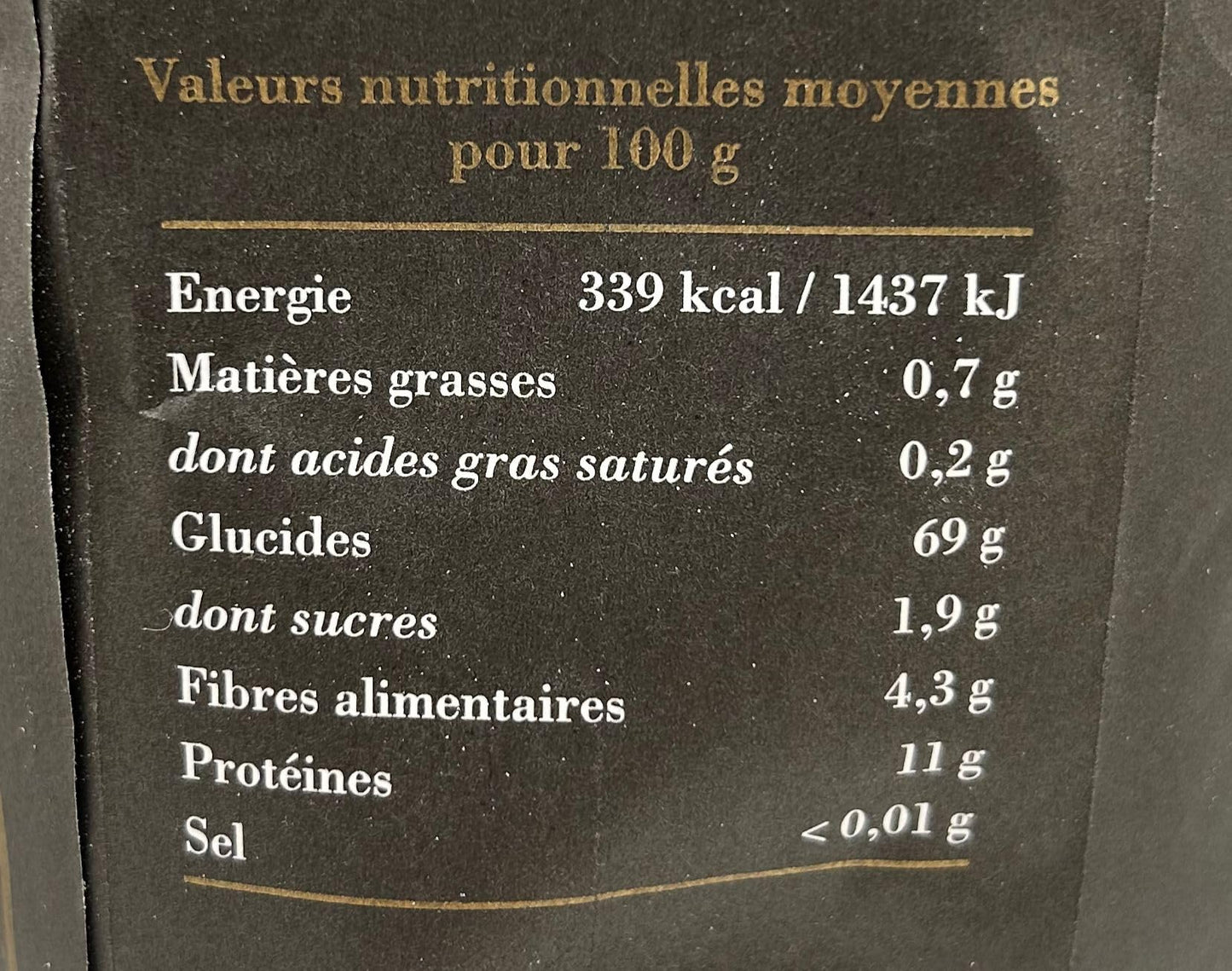 5kg (11lb) Foricher Bagatelle T65Flour, Label Rouge - 100% French Wheat, No Additives, *French Imported*