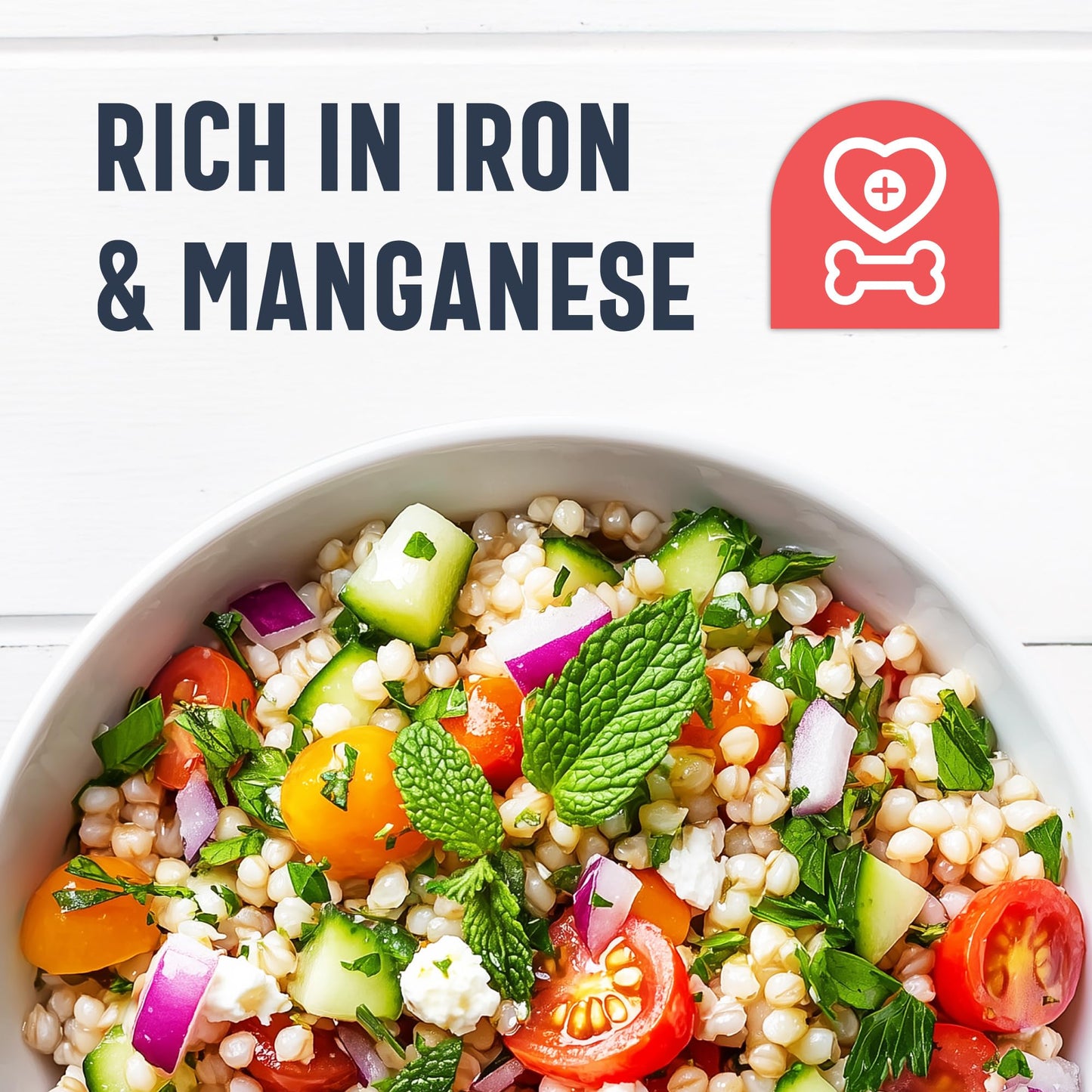 ONE IN A MILL Pearl Barley 3LB Bulk Resealable Bag | For Beef Stew, Soups, Steel Cut Oatmeal, Casseroles & Cooking | Hearty Plant-Based Whole Grain for Cooking | OU Kosher