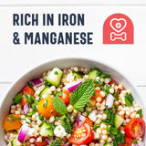 ONE IN A MILL Pearl Barley 3LB Bulk Resealable Bag | For Beef Stew, Soups, Steel Cut Oatmeal, Casseroles & Cooking | Hearty Plant-Based Whole Grain for Cooking | OU Kosher