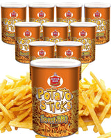 Better Made Potato Sticks 5oz Canister - (Sweet BBQ, 12 Can Tray) Shoestring Potato Sticks - Gluten Free - Crunchy, Crispy Snack from Fresh Potatoes
