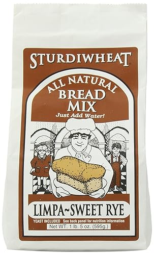 Sturdiwheat Bread Limpa Sweet Rye, 1.31 Pound (Pack of 4)