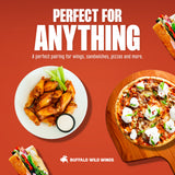 Buffalo Wild Wings Medium Buffalo Sauce, 12 fl. oz., Perfect Dipping Sauce, Chicken Marinade, Wing Seasoning and Burger Topping, Enjoy a Medium
