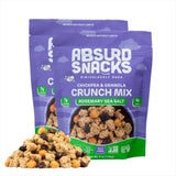 Absurd Snacks Chickpea & Granola Crunch Mix, Nut-Free, Gluten-Free, Plant-Based Snack, Good Source of Protein & Fiber 5 Ounce (Pack of 2), Rosemary