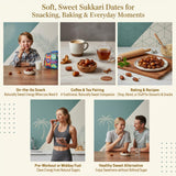 Sahara Gold Sukkari Dates | Gluten-Free & Non GMO | Naturally Very Sweet & Soft Texture | Sukkari Rotab Dates | Saudi Grown | High Fiber Dried Fruit