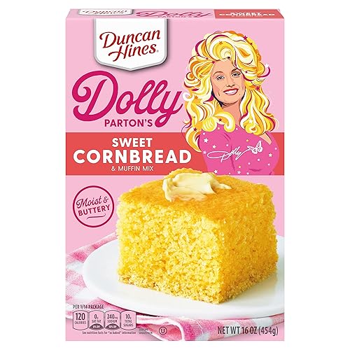 Duncan Hines Dolly Parton's Sweet Cornbread & Muffin Mix, 16 oz.