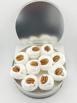 Small Divinity Gift Tin (With Pecans) 10-12 pieces, Old Fashioned Divinity, Just Like Home Made