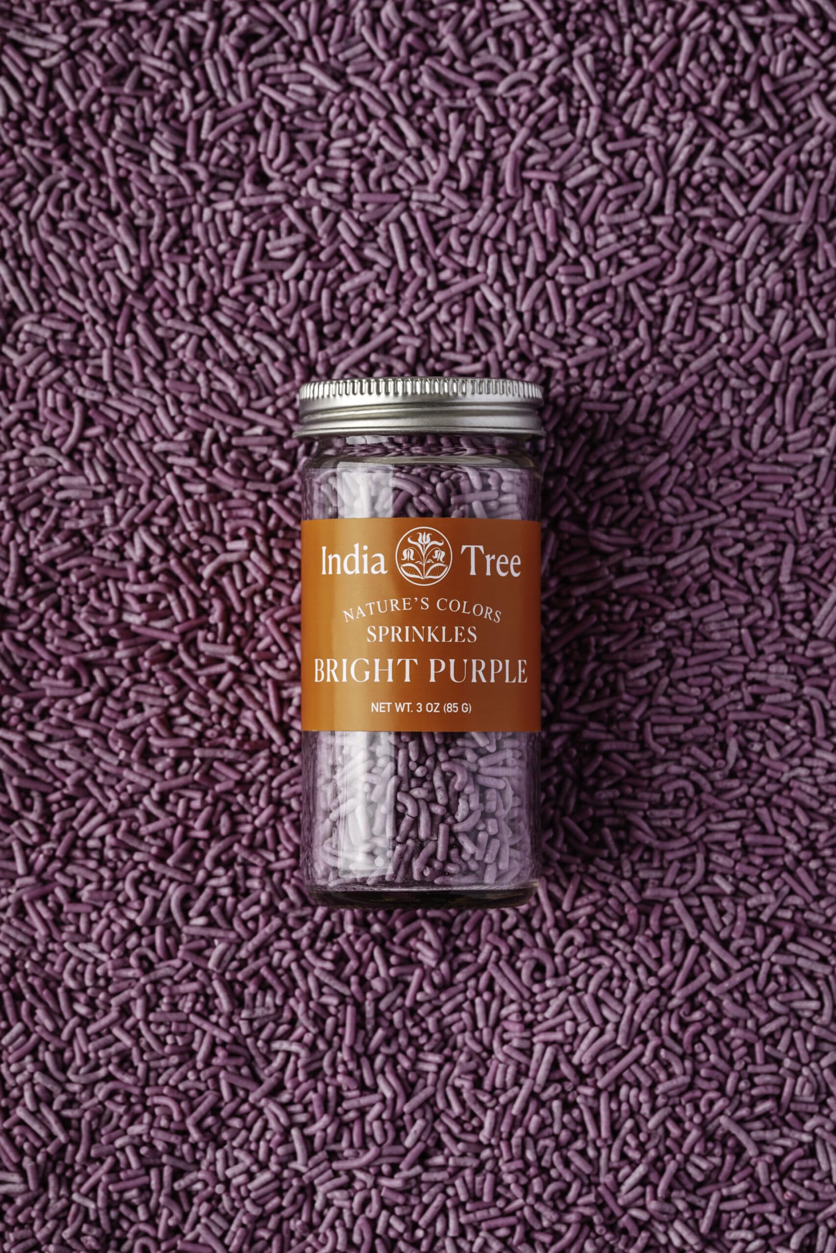 Bright Purple Sprinkles, Shimmery Sugar Sprinkles for Baking and Decorating, 2.9 Lb Canister (Pack of 1)