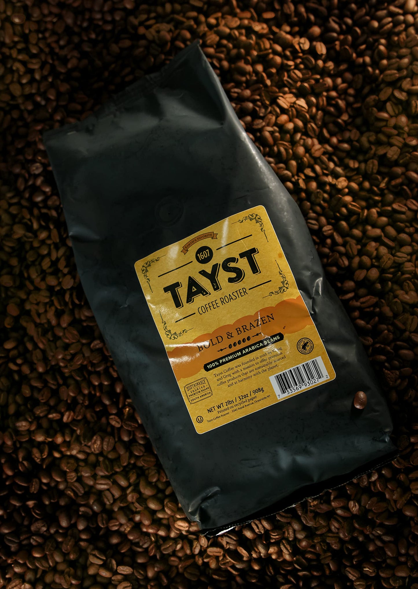 Tayst Coffee, Medium & Magnificent Medium Roast, Gourmet, Premium Coffee, 2lb Bag