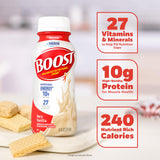 BOOST Original Ready to Drink Nutritional Drinks, Very Vanilla, 8 Fl Oz Bottles, Pack of 24