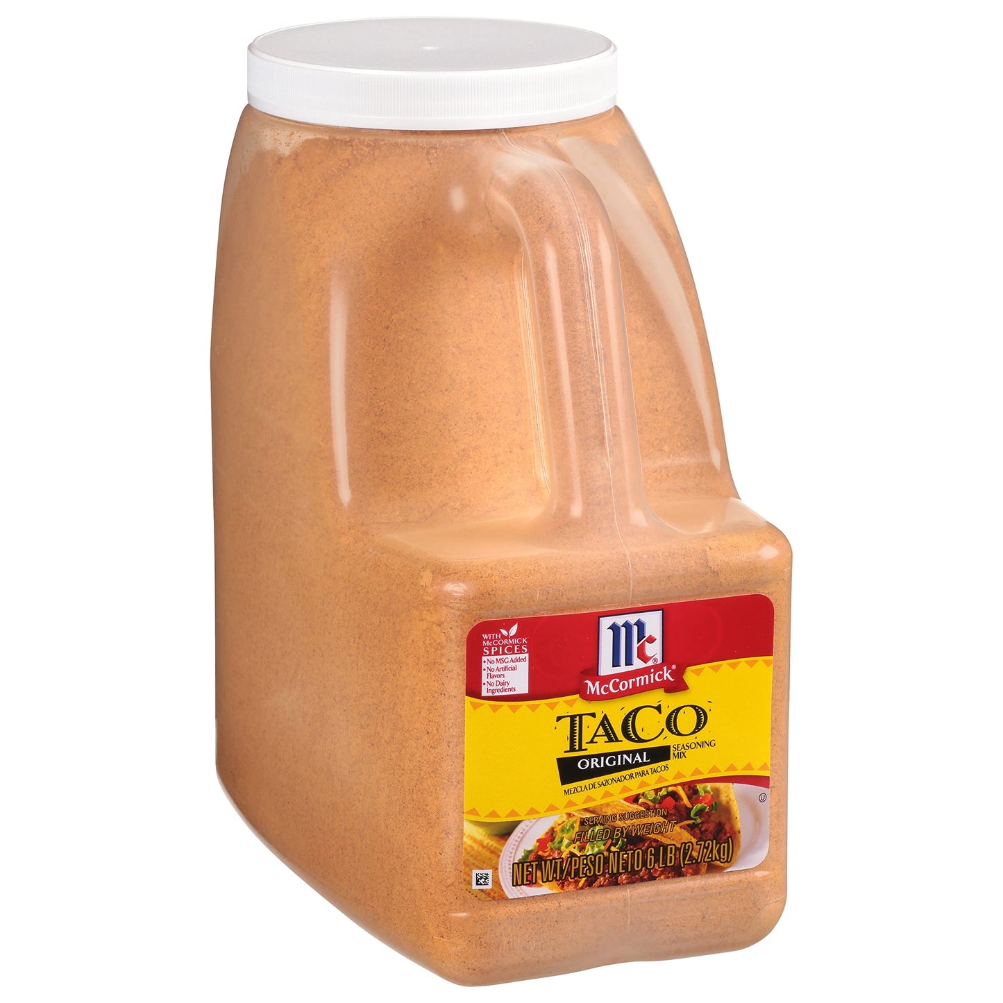 McCormick Original Taco Seasoning Mix, 6 lb - Six Pound Container of Taco Seasoning Mix, Best for Seasoning Ground Beef, Turkey, Chicken, Burgers