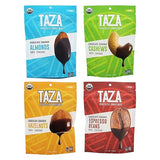 Taza Chocolate Organic Chocolate Covered Treats Variety Pack, Vegan, 3.5 Ounce (4 Count)