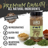 Lane's Legendary Chicken Rub, 13.3 oz - Bold & Balanced Chicken Seasoning Blend with Clean Ingredients, 0 Fat & Cholesterol, 5 Calories per Serving