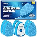Scrub Dots Dishwand Refills for Scotch-Brite Dishwand, Non Scratch Scrubber Replacement Sponge Head, Heavy Duty Dish Wand Brush Refill, Dish Soap