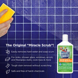 Invisible Shield Water Spot & Stain Remover Scrub 10 fl. oz. Removes Hard Water Spots and Soap Scum from Glass and Multi Surface by UNELKO- Clean-X