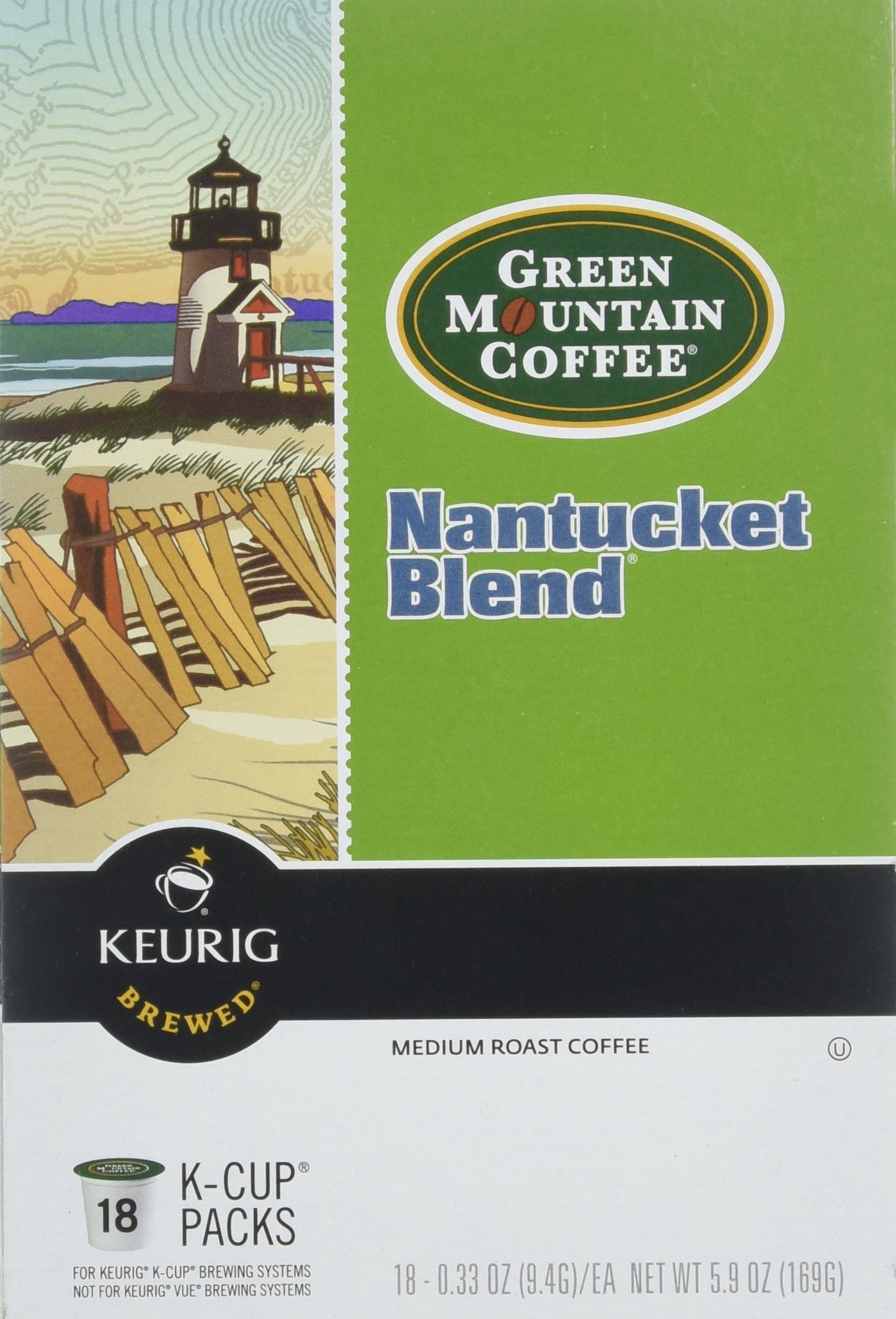 Keurig 15508 K-Cup Mini-Brewers, Green Mountain Nantucket Blend-18 cups