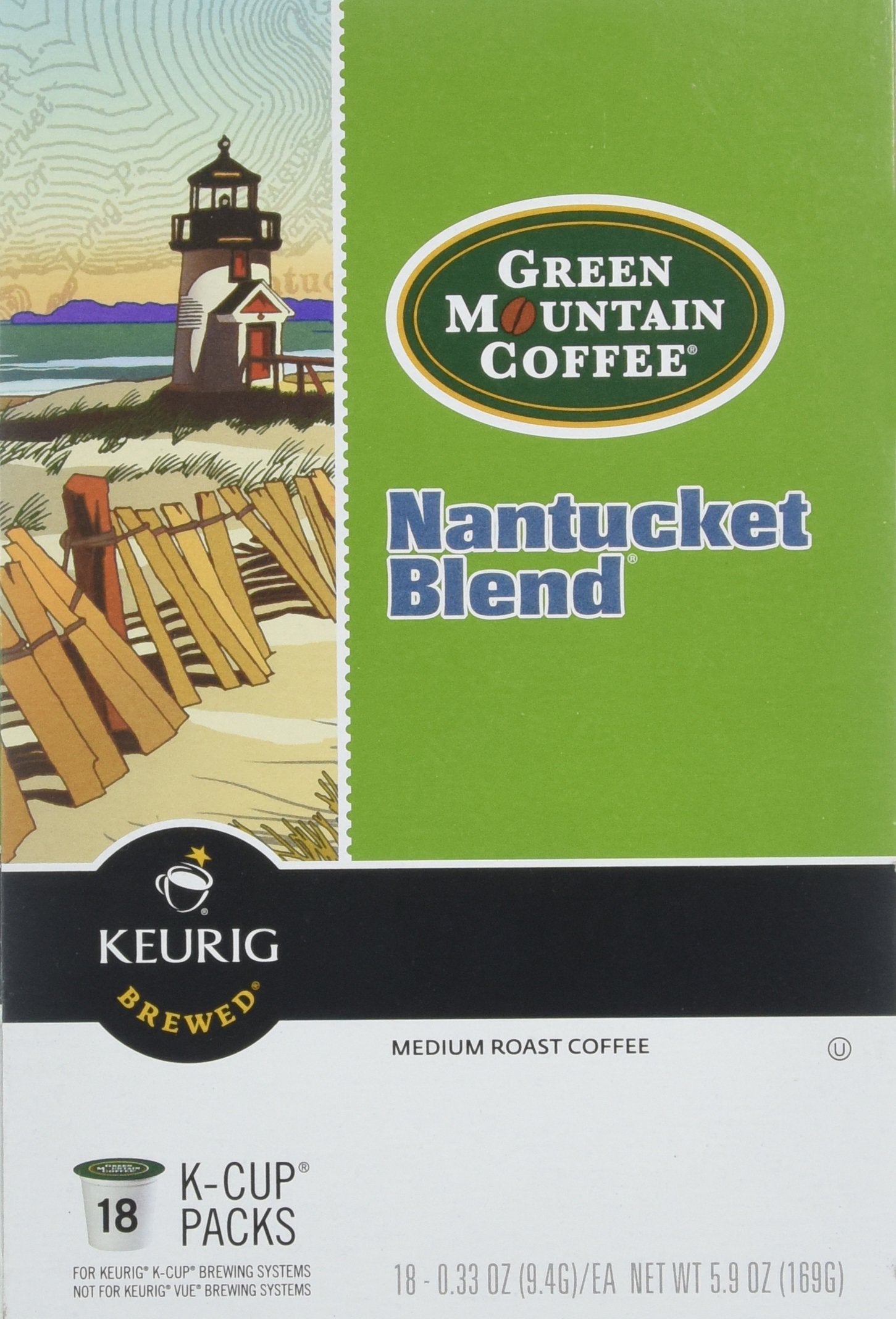 Keurig 15508 K-Cup Mini-Brewers, Green Mountain Nantucket Blend-18 cups