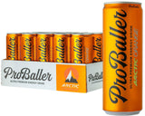 ProBaller Clean Energy Drink - Athlete-Grade Energy for Focus & Performance, Sweetened with Organic Agave, NSF Certified for Sport, Natural Caffeine