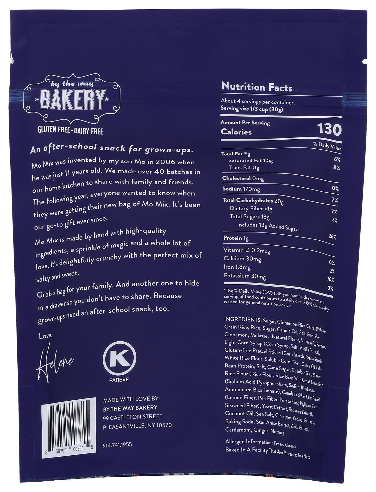By the Way Bakery Chai Pecan Mo Mix, 4 OZ