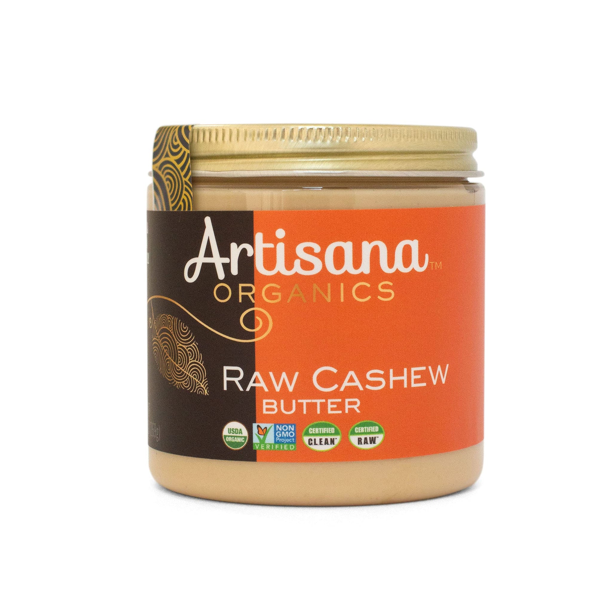 Artisana Organics Raw Cashew Butter - No Sugar Added, Vegan and Paleo Friendly, Non GMO, 9.5oz Jar