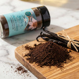 Vanilla Bean Powder, 2 oz. - 100% Ground Ugandan Bourbon Beans - Pure, Non-GMO, Rich & Aromatic for Baking, Coffee, Desserts