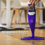 Bona Hardwood Floor Cleaner Bottle for use with Swiffer WETJET Spray Mop, Cedar Wood Scent, makes 64 Fl Oz - Includes Filled Bottle + Concentrate