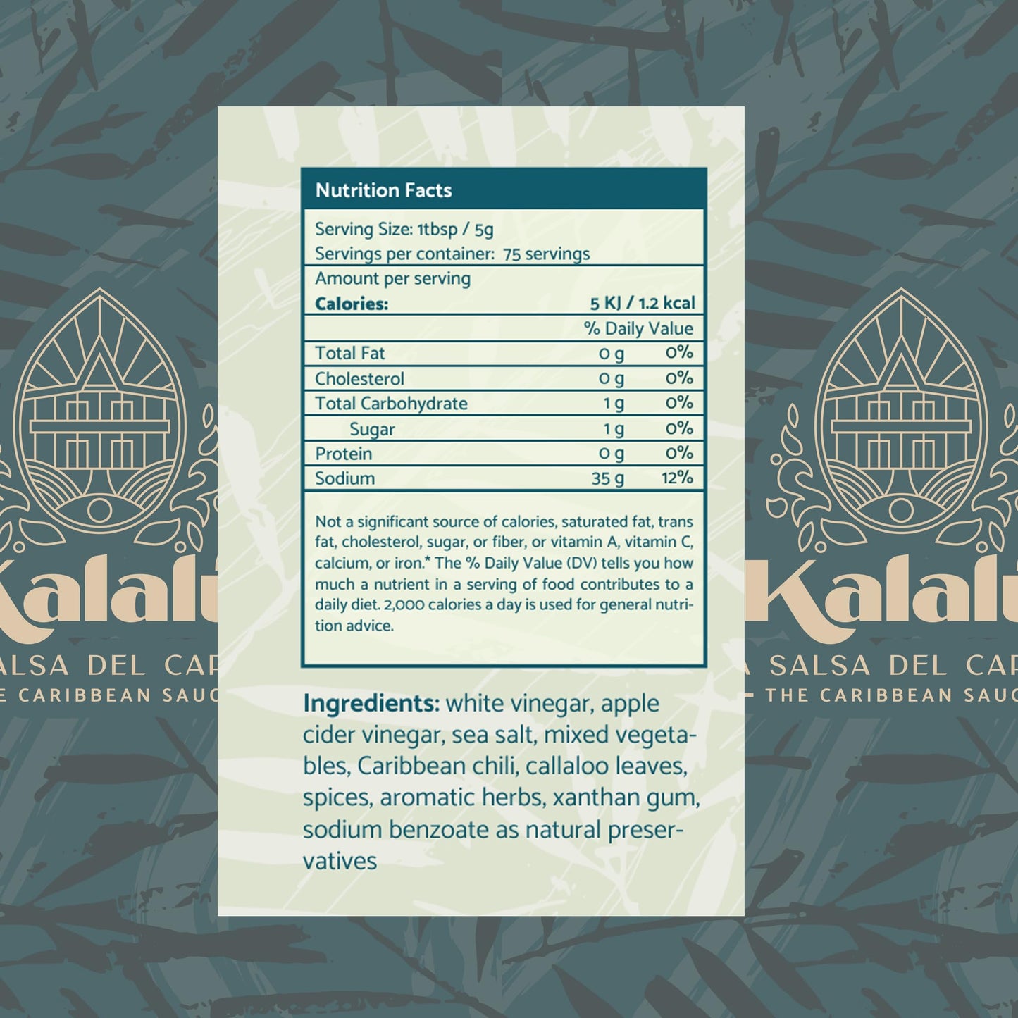 Kalalu Caribbean Hot Sauce Gift Set by Chiletico - 4-Pack Sampler (Mild, Medium, Hot, Extra Hot) - Authentic Costa Rican Flavors - 4.9 oz Each - Total