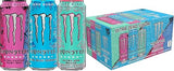Monster Energy Variety Pack, Can, Blue Hawaiian, Vice Guava, Fantasy Ruby Red, Sugar Free Energy Drink, 16 Ounce (Pack of 15)