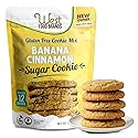 West Food Brands Real Banana Flavor Cinnamon Sugar Cookie Mix - Gluten Free Cookie Mix, Allergen Free & No Artificial Sweeteners - Natural Ingredients Cinnamon Cookies (1 Pack, 12 Cookies)