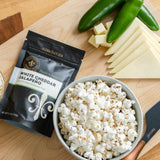 Jalapeno Cheddar Popcorn Seasoning | Spicy Low-Sodium Cheesy Popcorn Topping | Dell Cove Spices, 1 pound+ Bundle of Five