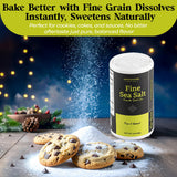 Aromasong 100% Natural Sea Salt from the Dead Sea, Fine Grain Table Salt, 13 OZ. Salt Shaker, 100% Pure & Natural, Unrefined, Gluten Free, Sea Salt