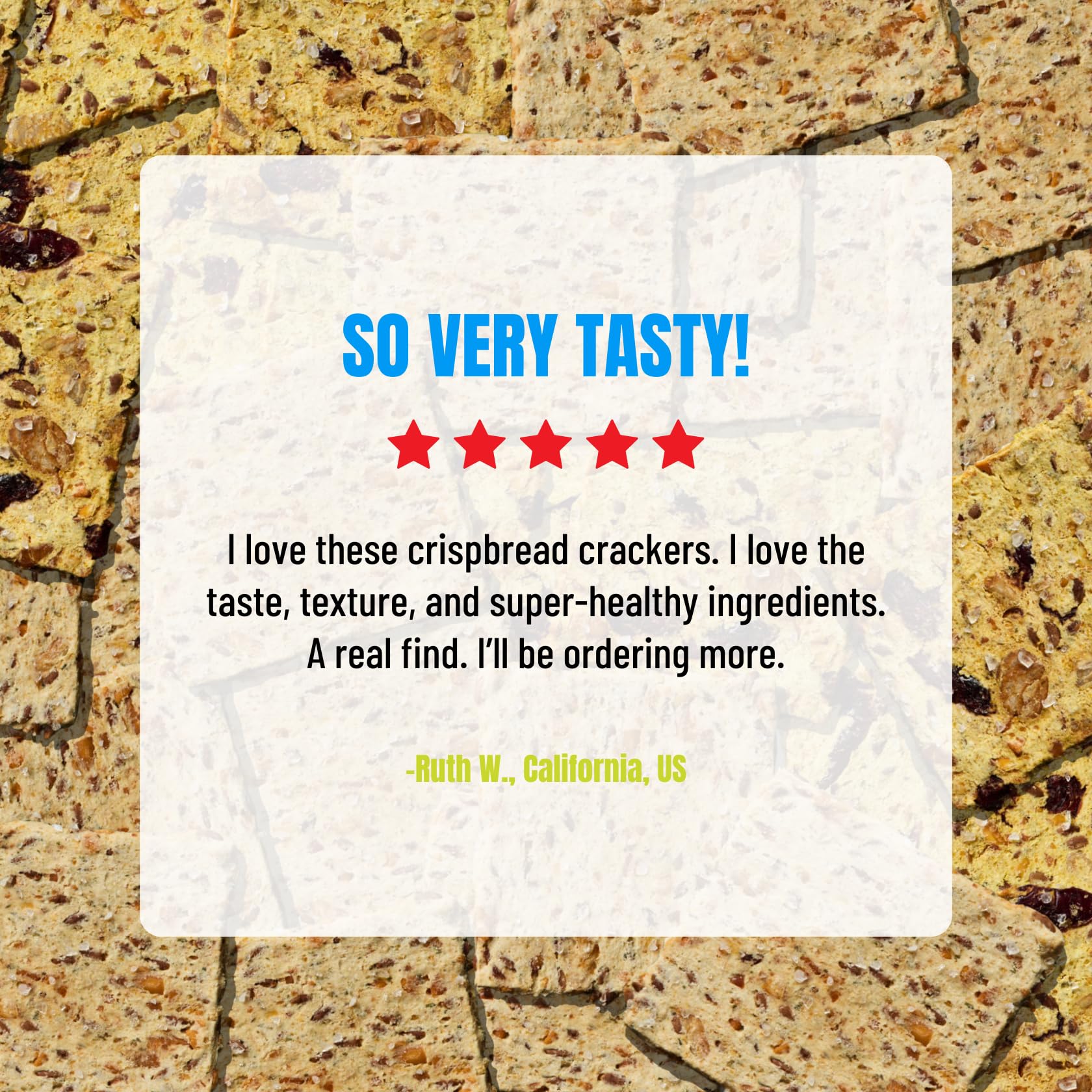 Every Body Eat Crispbread Crackers, Variety Pack - Gluten Free, Grain Free, Vegan, Dairy Free, and Seed Oil Free (5 Ounce Pack of 3)