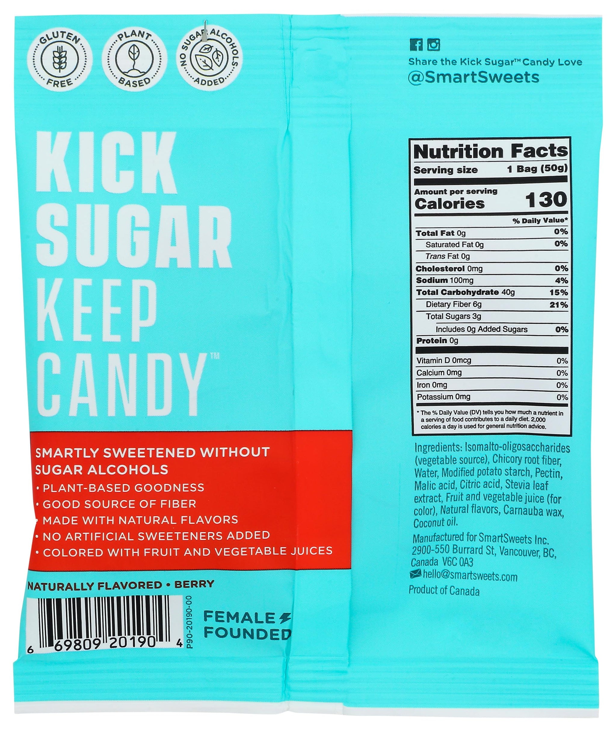 Smart Sweets, Sweet Fish Gummies, 1.8 Ounce