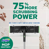 Swiffer Heavy Duty Mop Wet Multi-Surface Cloth Refills for Floor Mopping and Cleaning, Pet with Febreze Odor Defense, 32 count