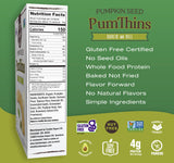 Foodies PumThins Garlic & Dill Crackers, Gluten Free, Made with Organic Pumpkin Seeds, No Seed Oils, Healthy, Paleo Friendly, 4.25 oz 3-Pack