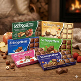 Schogetten Assortment of German Chocolates 6 Variety Pack, 100gram Each