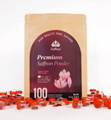 Zaffrus - Premium Saffron Powder for Cooking and Drinks Ideal for Restaurant Chefs, Bars, Cafes and Recipe Developers - Pack of 100 (12.5 gr/ .4408