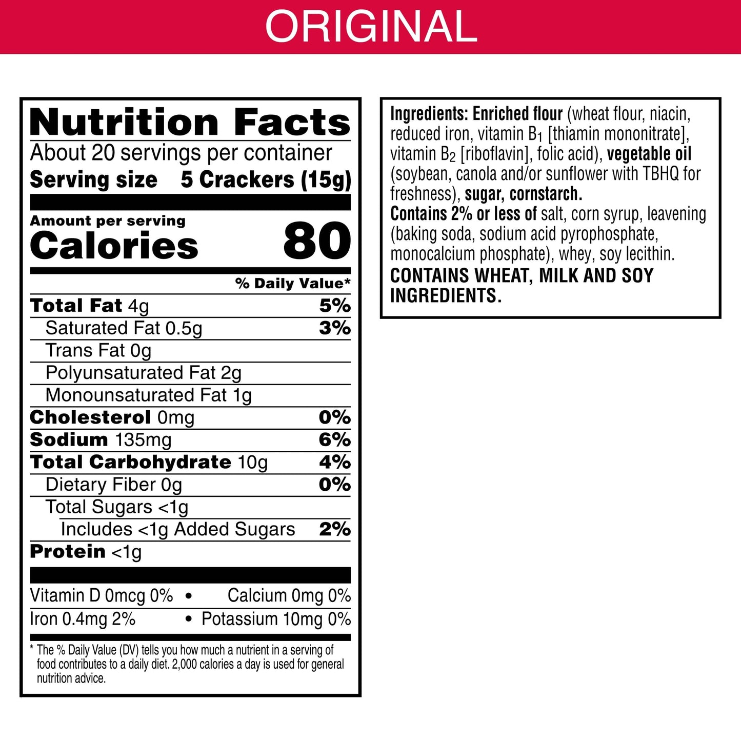 Town House In Bloom Oven Baked Crackers, Original, Party Snacks, Spring, 11oz Box (1 Box)