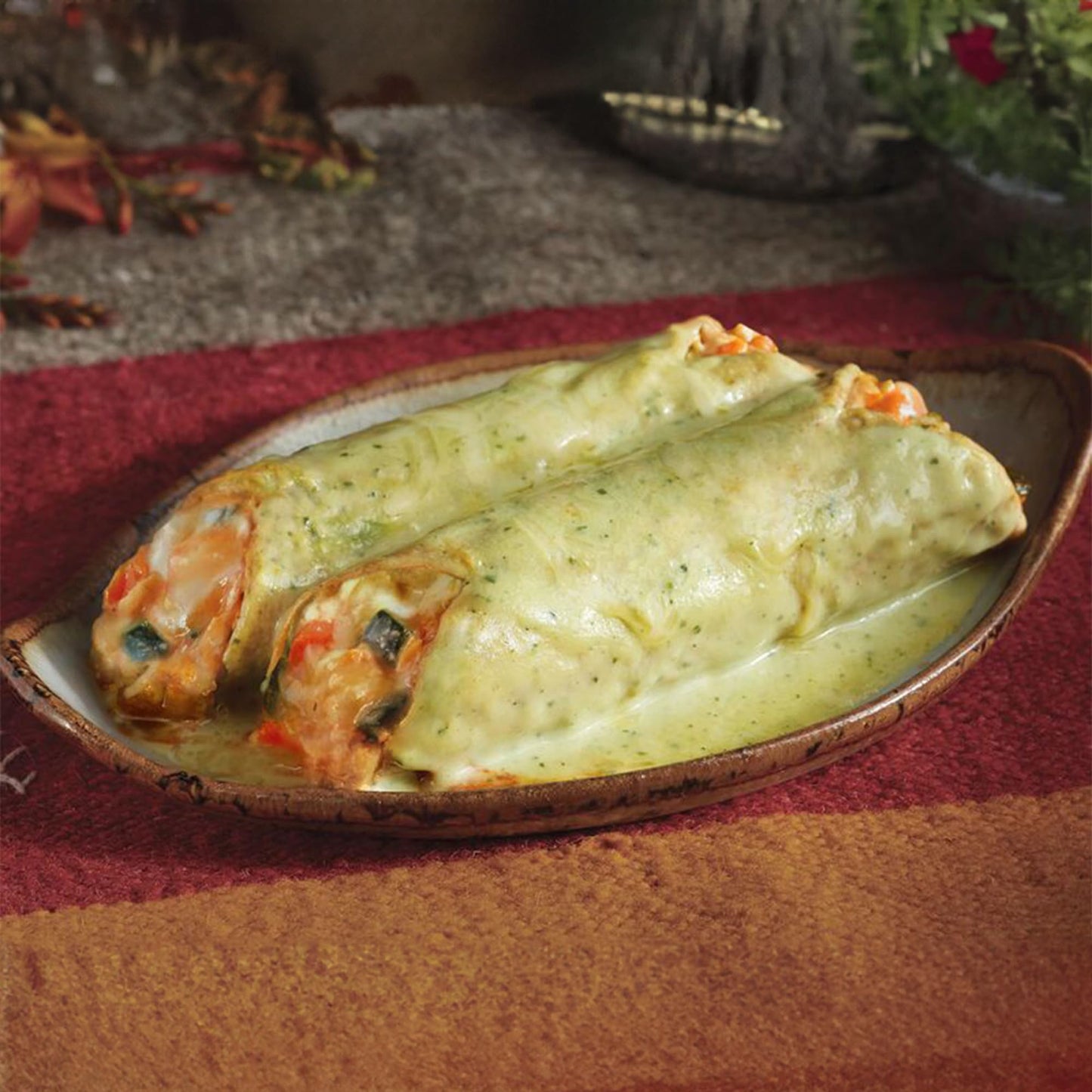 Amy's Frozen Meal, Roasted Poblano Enchilada, Made With Organic Corn and Vegetables, Gluten Free Microwave Meal, 9.1 Oz